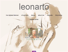 Tablet Screenshot of leonarto.nl